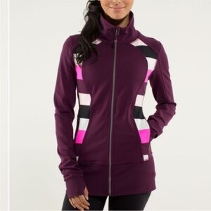 Lululemon Nice Asana Jacket Plum